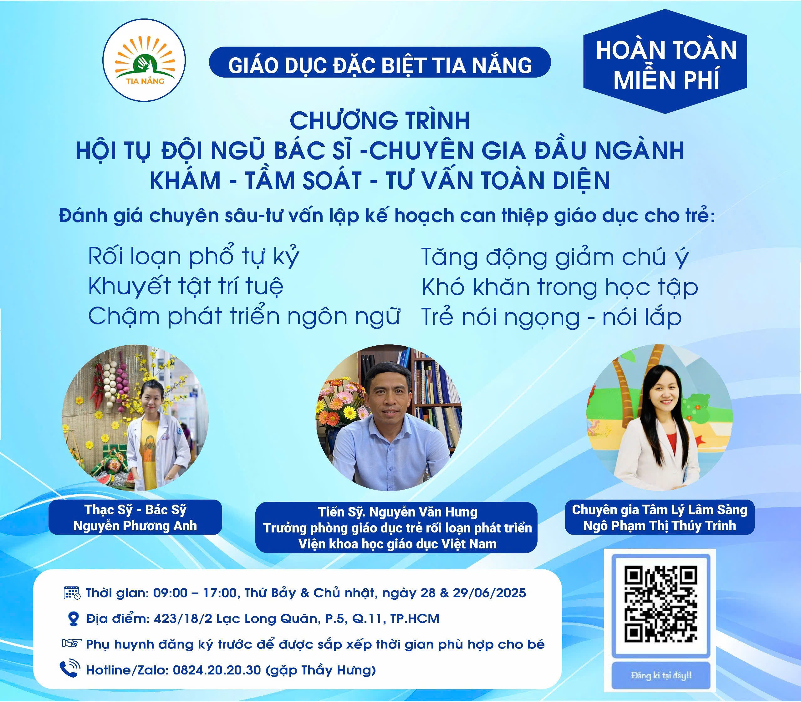 Tư Vấn Toàn Diện Cùng Chuyên Gia Hàng Đầu Tại Giáo Dục Đặc Biệt Tia Nắng 2 1
