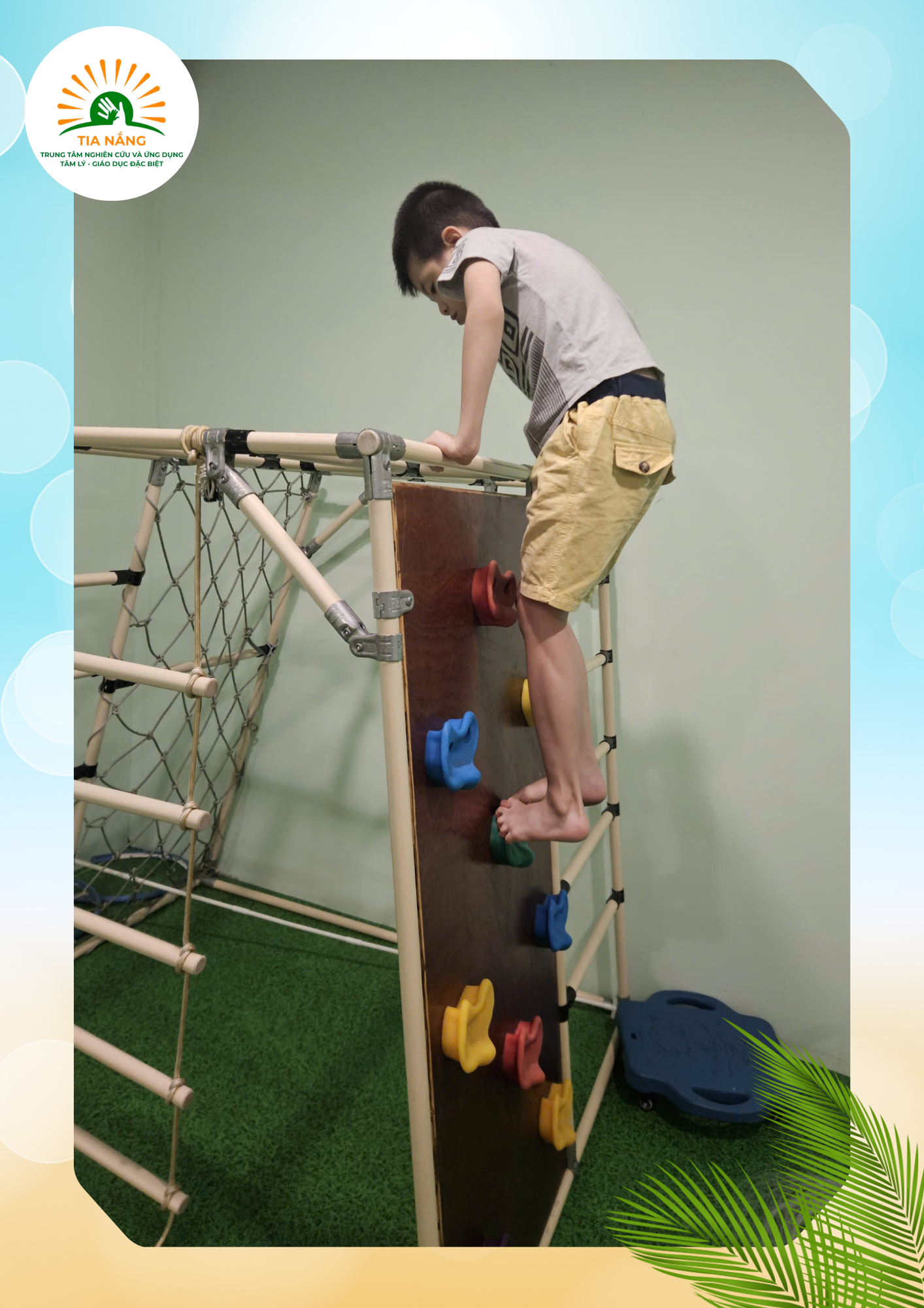 Trị Liệu Tâm Vận Động – Chìa Khóa Hỗ Trợ Phát Triển Toàn Diện Cho Trẻ Tại Trung Tâm Tia Nắng 3 tam van dong 3